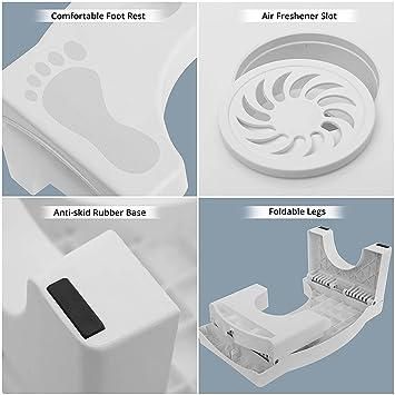 Premium Foldable Anti-Constipation Stool with Air Freshener