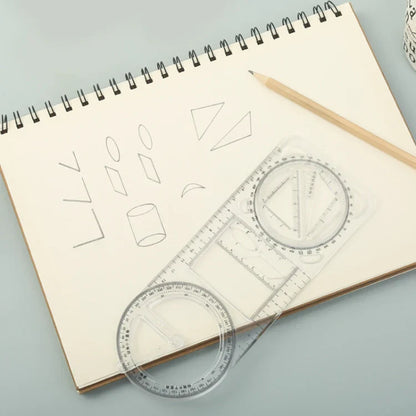 Multifunctional Geometric Ruler - All in one (Buy 1 Get 1 Free)