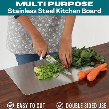 Multi-Purpose Stainless Steel Chopping Board