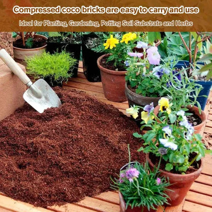 Organic Coco Coir Brick - Potting Soil Mix for Plants 🔥Buy 5 Get 5 FREE