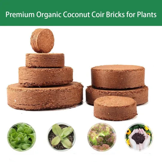 Organic Coco Coir Brick - Potting Soil Mix for Plants 🔥Buy 5 Get 5 FREE