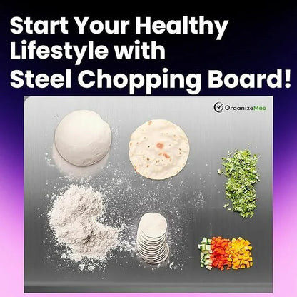 Multi-Purpose Stainless Steel Chopping Board