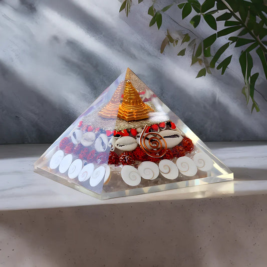 Wealth Attraction Shri Yantra Orgon Pyramid