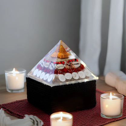 Wealth Attraction Shri Yantra Orgon Pyramid